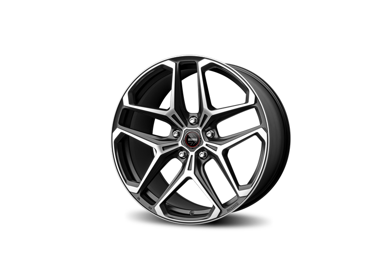 MOMO RF-04 matt black polished